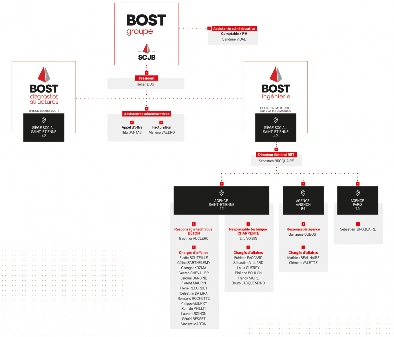 Organigramme - Bost Ingenierie